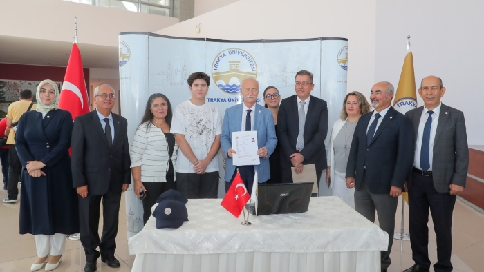 TRAKYA ÜNİVERSİTESİNDE İLK KAYIT TÖRENİ GERÇEKLEŞTİRİLDİ
